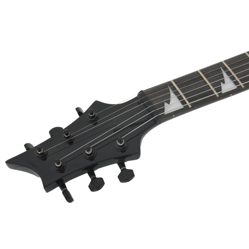 Chitarra elettrica per principianti con borsa, nera, misura 4/4, 39"