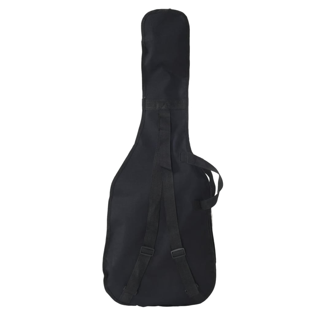 Chitarra elettrica per principianti con borsa, nera, misura 4/4, 39"