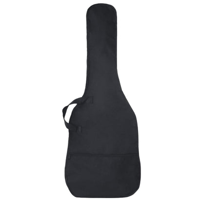 Chitarra elettrica per principianti con borsa, marrone e bianca, misura 4/4, 39"