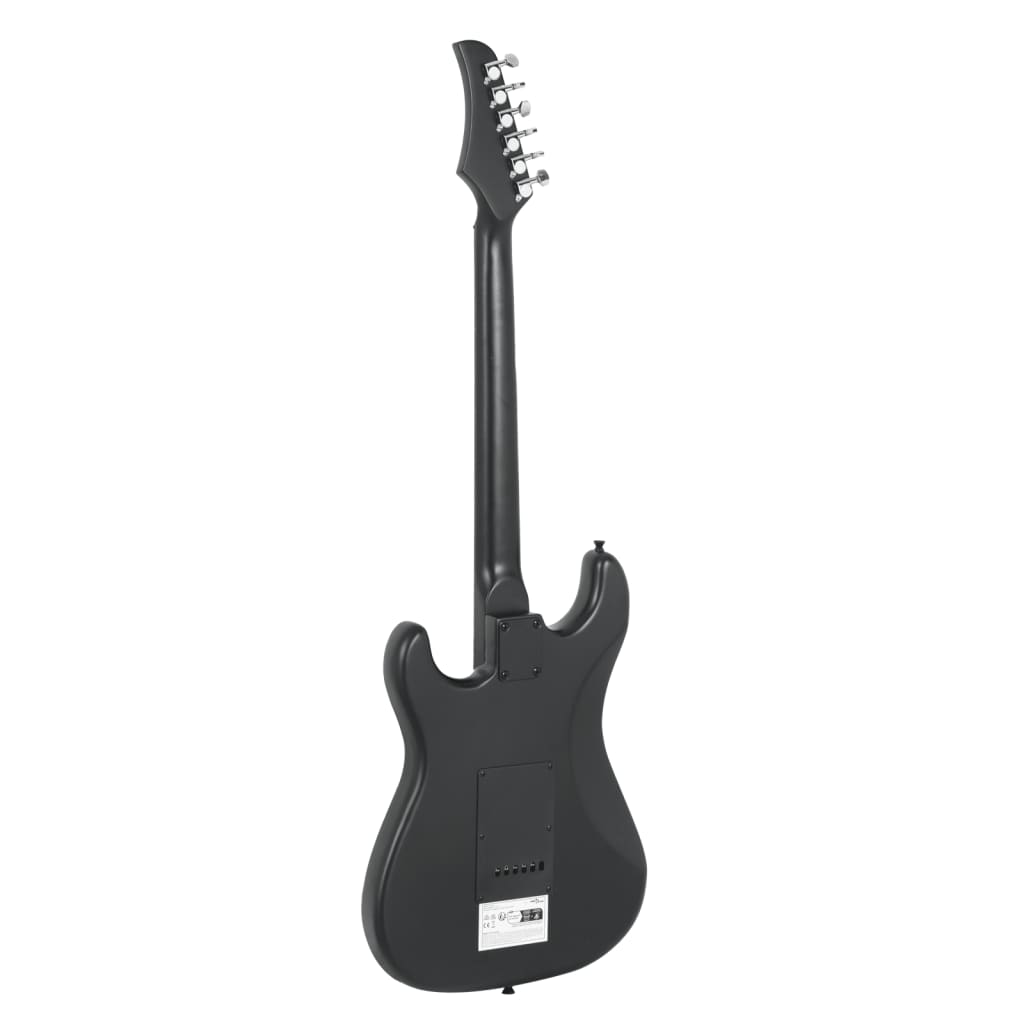 Chitarra elettrica per principianti con borsa, nera, misura 4/4, 39"