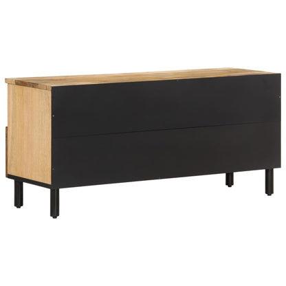 TV-Schrank 100x33x46 cm Massivholz Mango