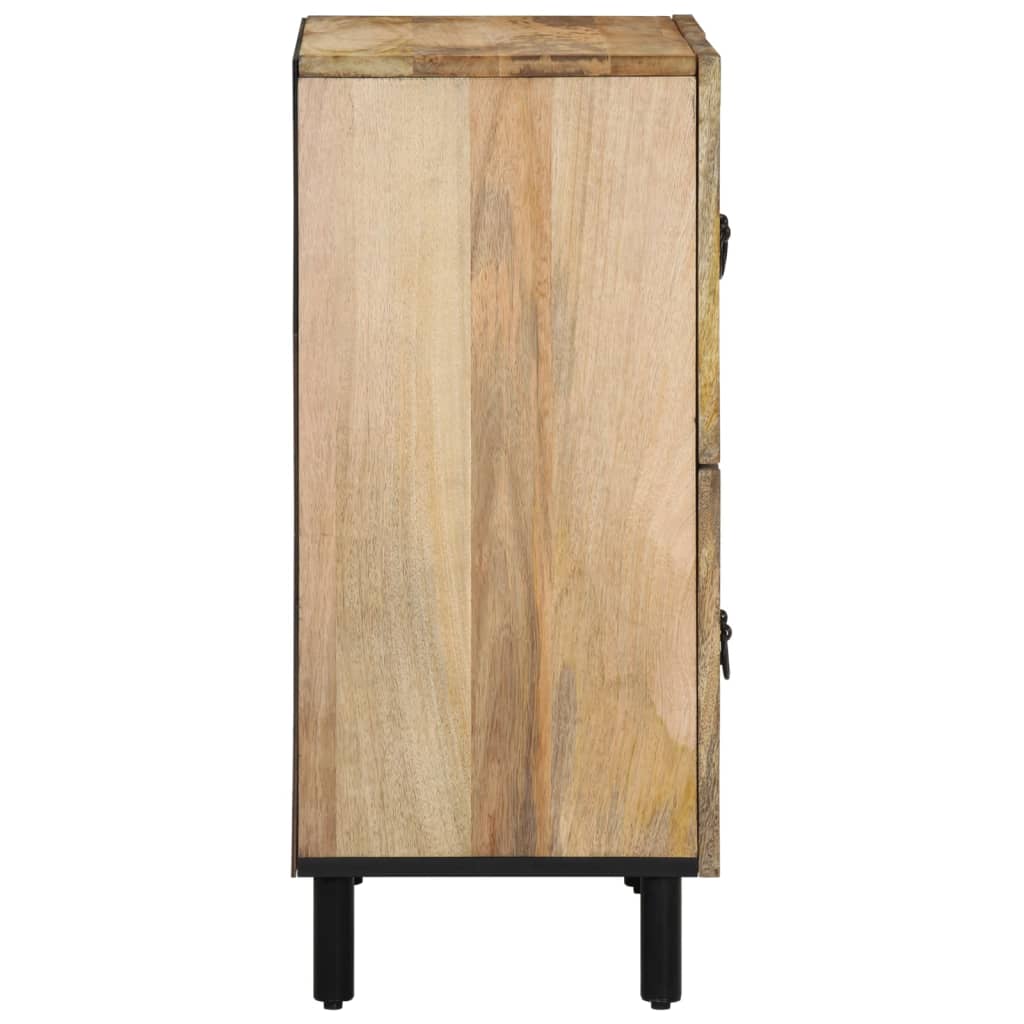 Beistellschrank 60x33x75 cm Massivholz Mango