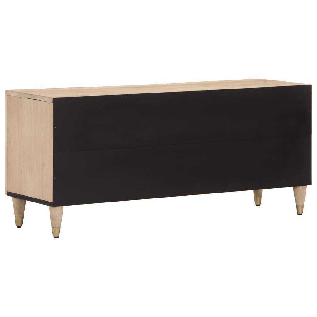 TV-Schrank 105x33x46 cm Massivholz Mango