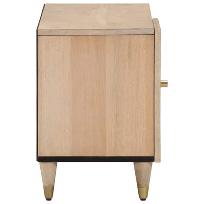 TV-Schrank 80x31x46 cm Massivholz Mango