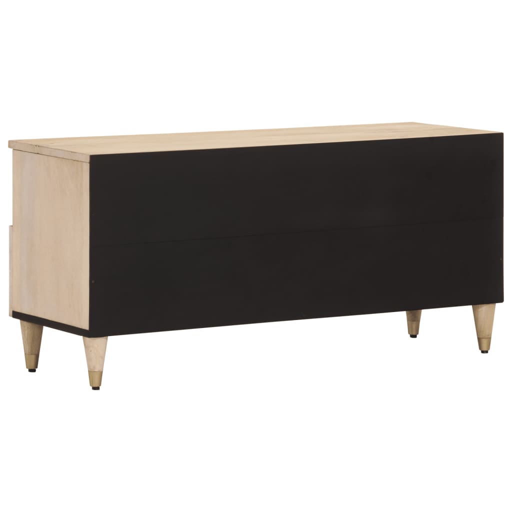 TV-Schrank 100x33x46 cm Massivholz Mango