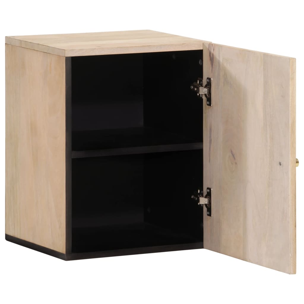 Bad-Wandschrank 38x33x48 cm Massivholz Mango