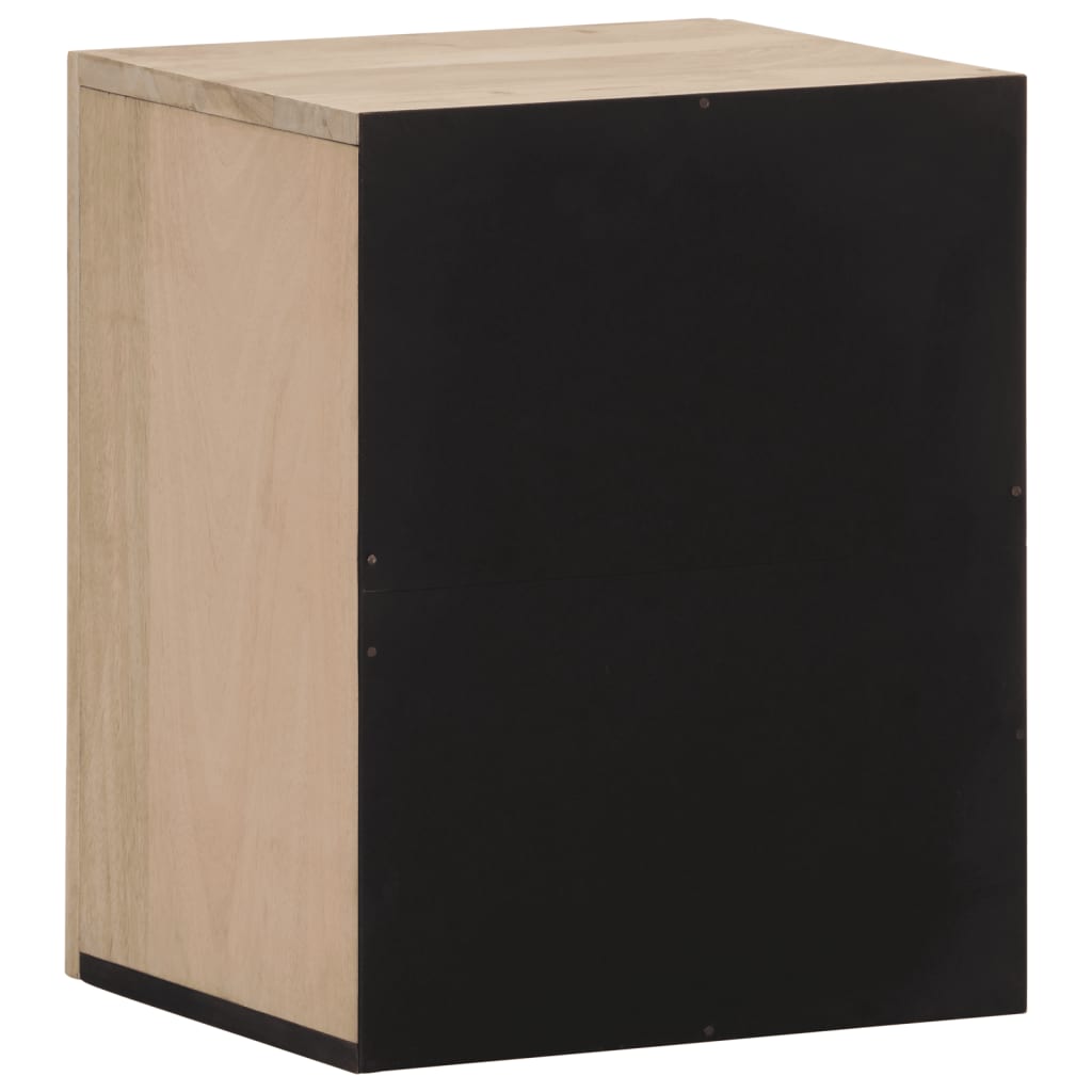 Bad-Wandschrank 38x33x48 cm Massivholz Mango