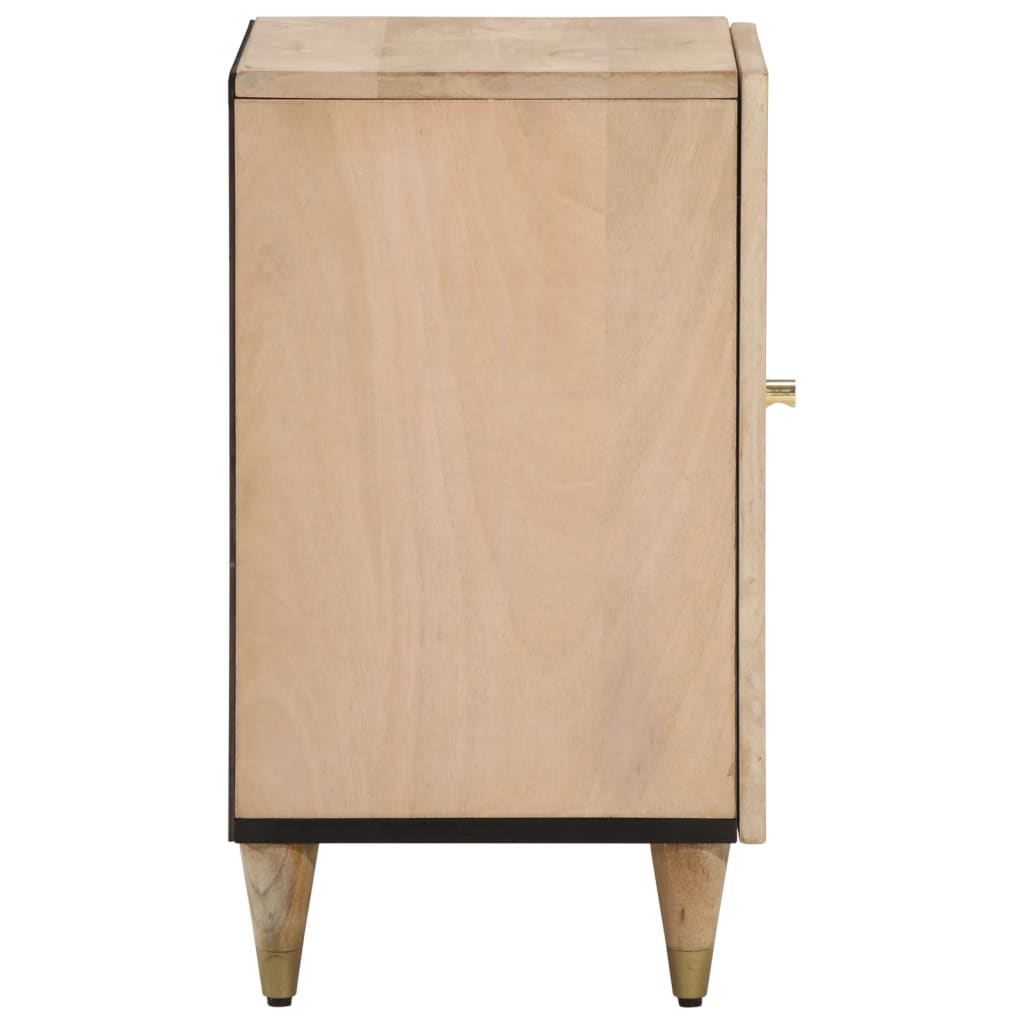 Badschrank 38x33x58 cm Massivholz Mango