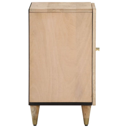 Badschrank 38x33x58 cm Massivholz Mango