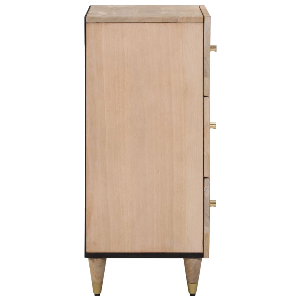 Beistellschrank 40x33x75 cm Massivholz Mango