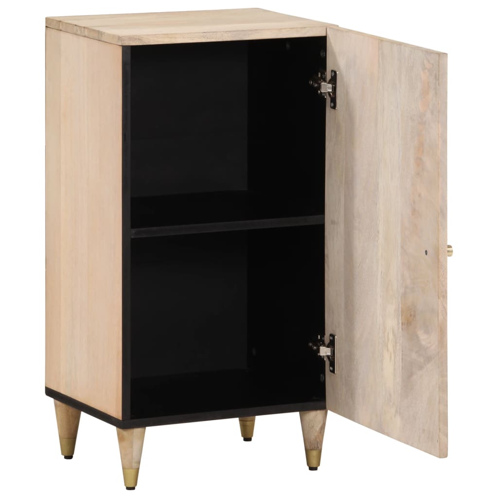 Beistellschrank 40x33x75 cm Massivholz Mango