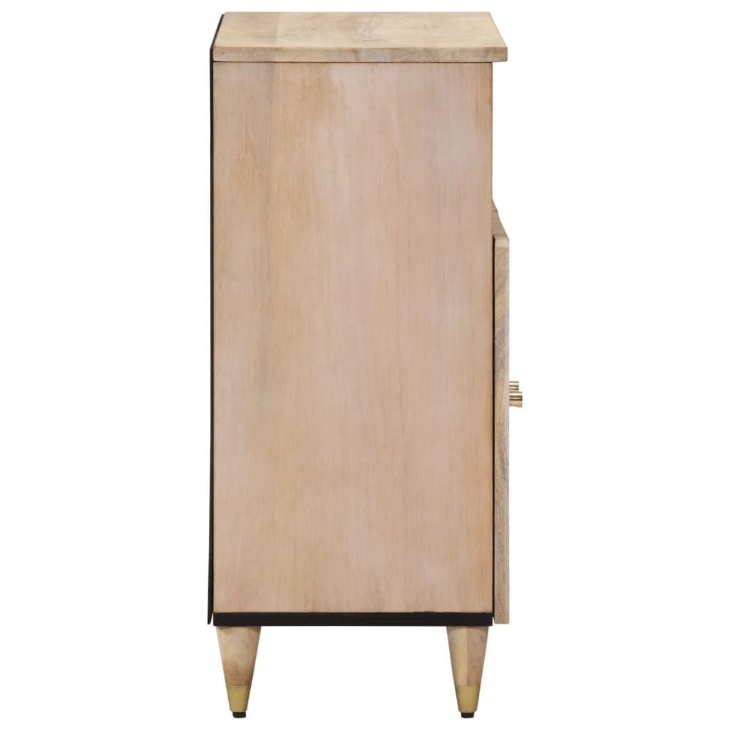 Beistellschrank 60x33x75 cm Massivholz Mango