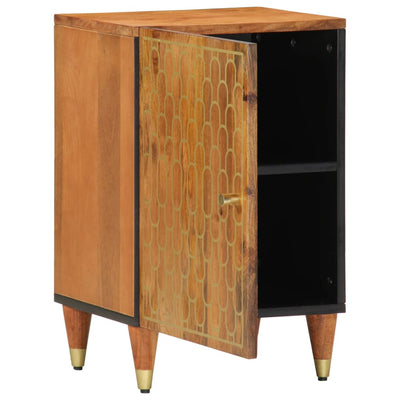 Badschrank 38x33x58 cm Massivholz Mango