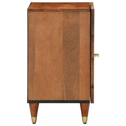 Badschrank 38x33x58 cm Massivholz Mango