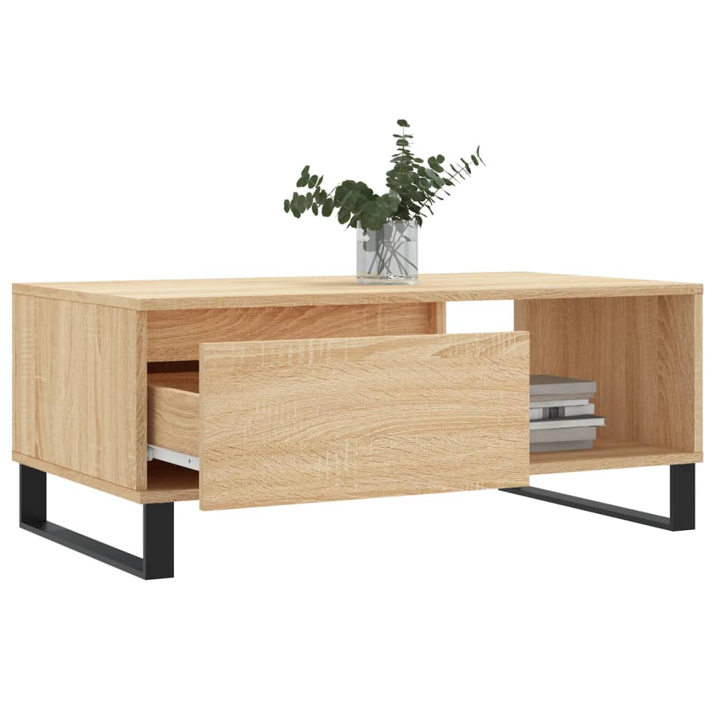 Couchtisch Sonoma-Eiche 90x50x36,5 cm Holzwerkstoff