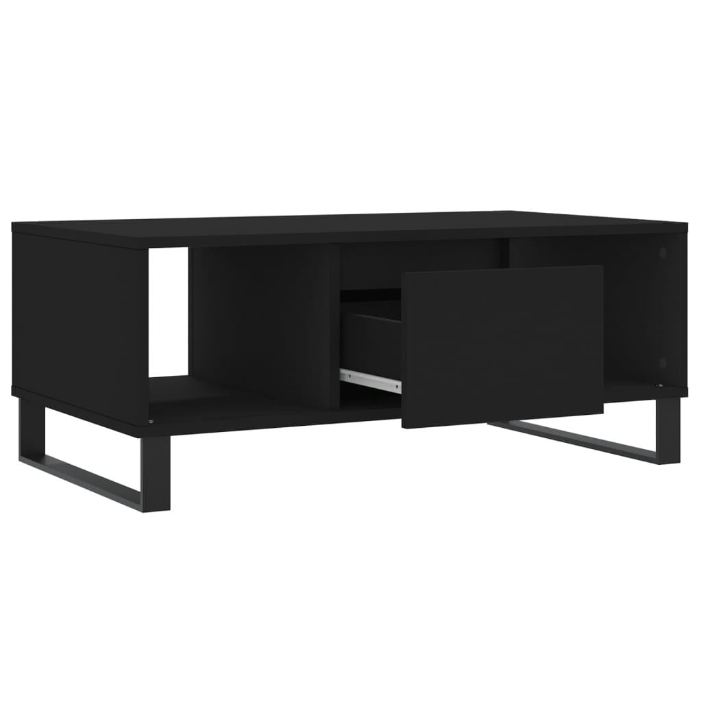 Couchtisch Schwarz 90x50x36,5 cm Holzwerkstoff