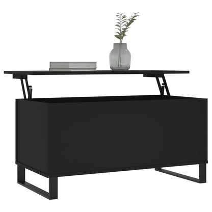 Couchtisch Schwarz 90x44,5x45 cm Holzwerkstoff