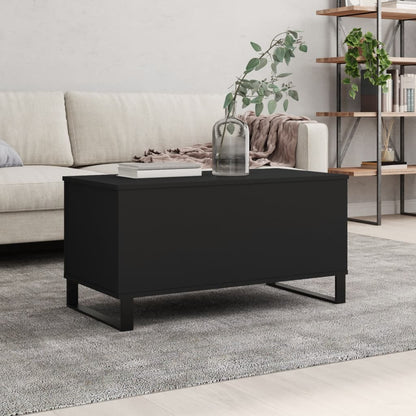 Couchtisch Schwarz 90x44,5x45 cm Holzwerkstoff