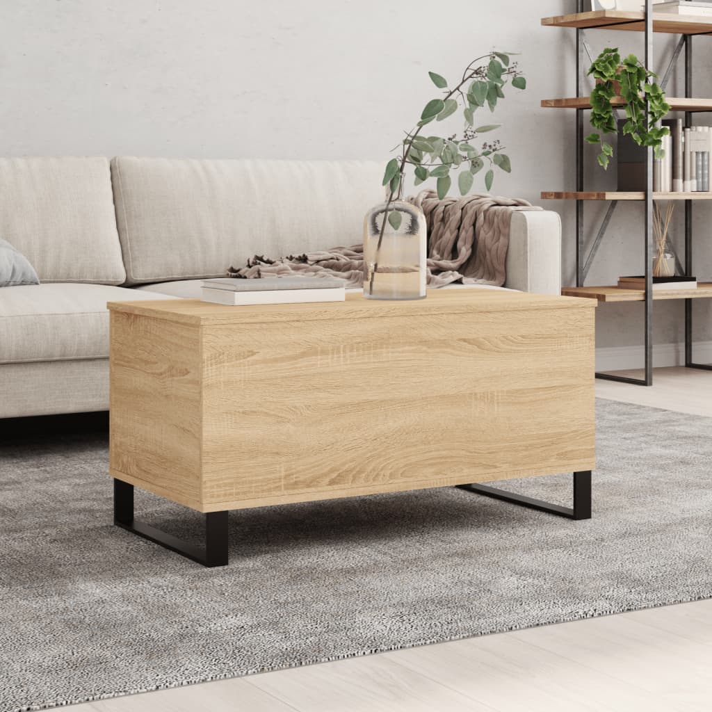 Couchtisch Sonoma-Eiche 90x44,5x45 cm Holzwerkstoff