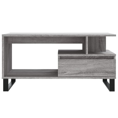 Couchtisch Grau Sonoma 90x49x45 cm Holzwerkstoff