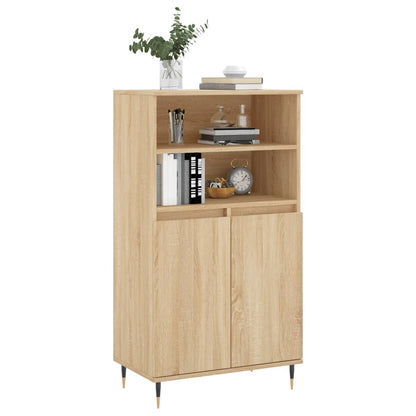 Highboard Sonoma-Eiche 60x36x110 cm Holzwerkstoff