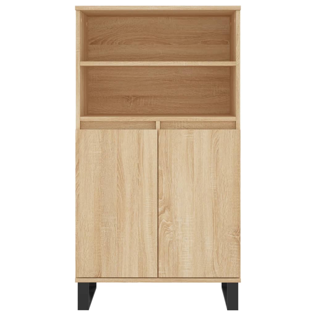 Highboard Sonoma-Eiche 60x36x110 cm Holzwerkstoff