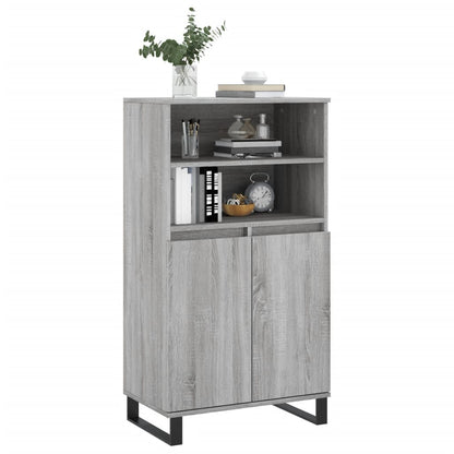 Highboard Grau Sonoma 60x36x110 cm Holzwerkstoff