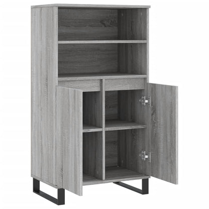 Highboard Grau Sonoma 60x36x110 cm Holzwerkstoff