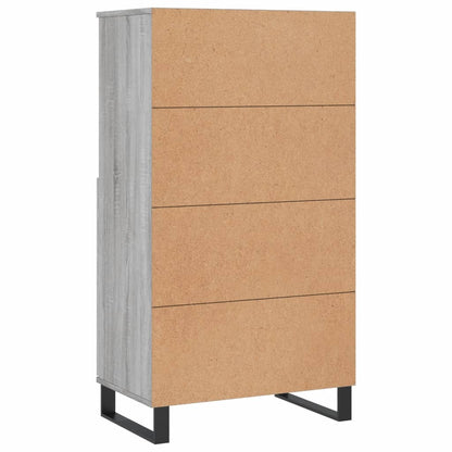 Highboard Grau Sonoma 60x36x110 cm Holzwerkstoff