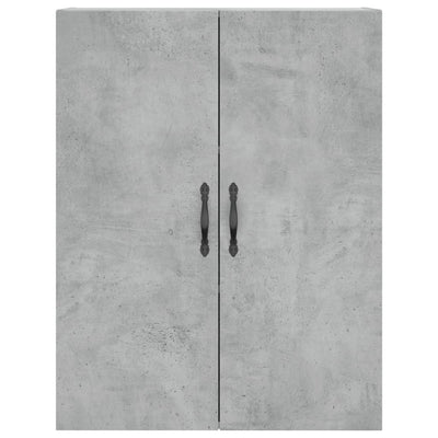 Wandschrank Betongrau 69,5x34x90 cm Holzwerkstoff