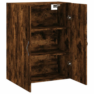 Wandschrank Räuchereiche 69,5x34x90 cm Holzwerkstoff