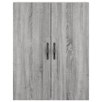 Wandschrank Grau Sonoma 69,5x34x90 cm Holzwerkstoff