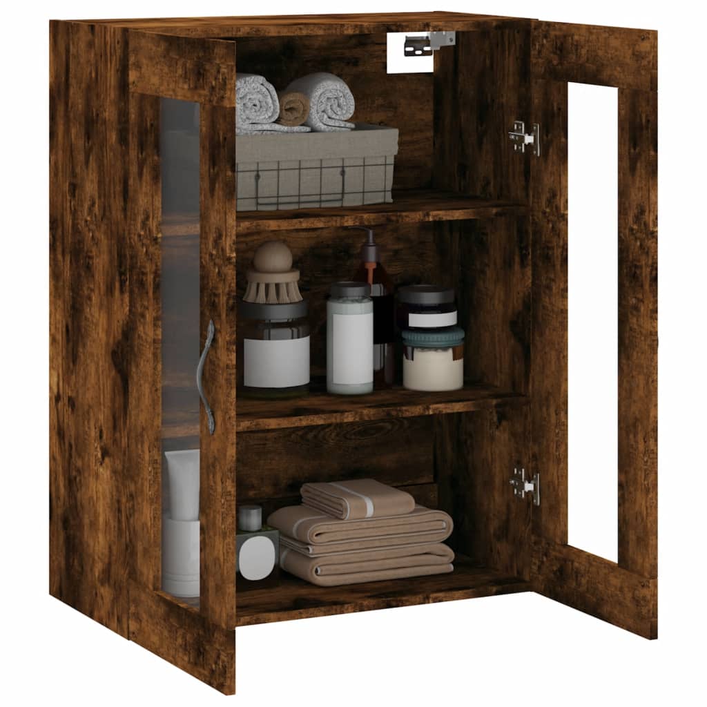 Wandschrank Räuchereiche 69,5x34x90 cm Holzwerkstoff