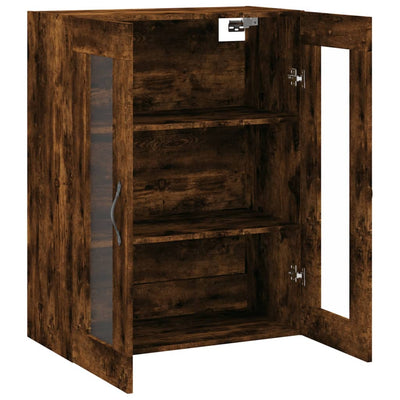 Wandschrank Räuchereiche 69,5x34x90 cm Holzwerkstoff