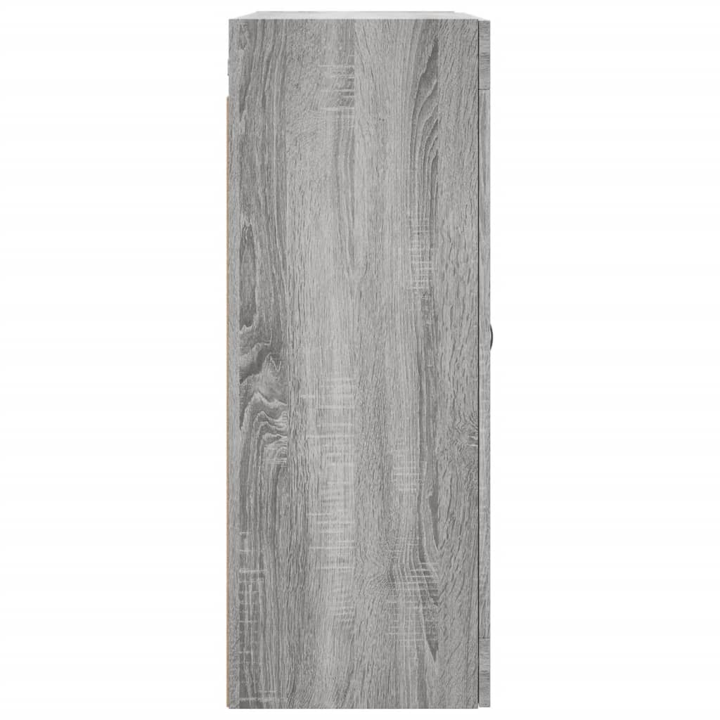 Wandschrank Grau Sonoma 69,5x34x90 cm Holzwerkstoff