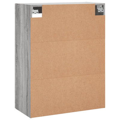 Wandschrank Grau Sonoma 69,5x34x90 cm Holzwerkstoff