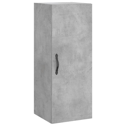 Wandschrank Betongrau 34,5x34x90 cm Holzwerkstoff