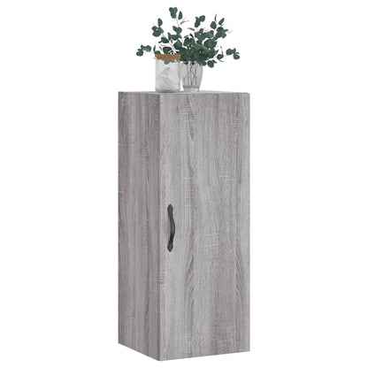 Wandschrank Grau Sonoma 34,5x34x90 cm Holzwerkstoff