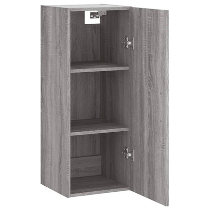 Wandschrank Grau Sonoma 34,5x34x90 cm Holzwerkstoff