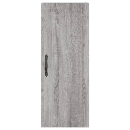 Wandschrank Grau Sonoma 34,5x34x90 cm Holzwerkstoff