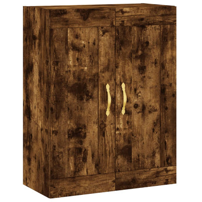 Wandschrank Räuchereiche 69,5x34x90 cm Holzwerkstoff