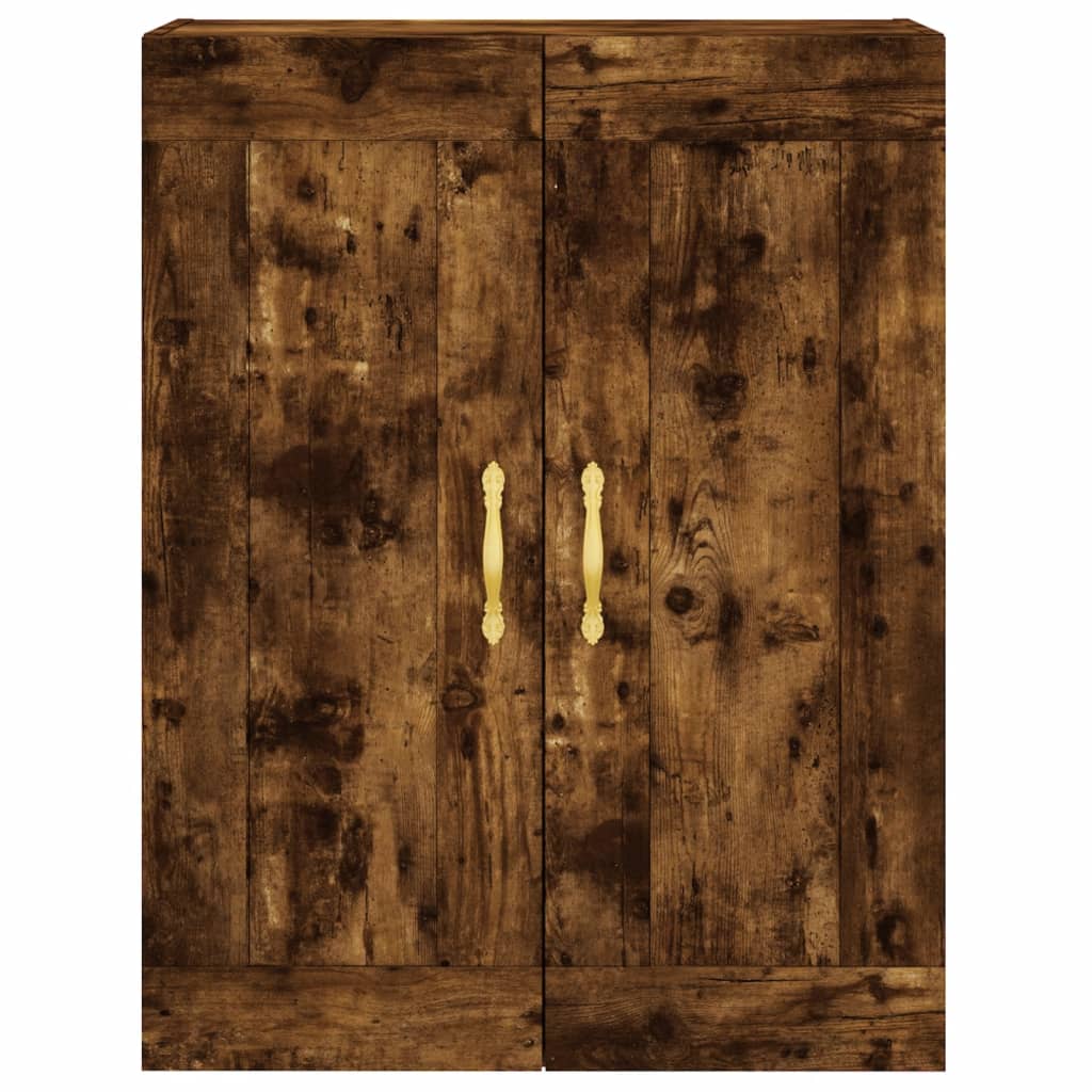 Wandschrank Räuchereiche 69,5x34x90 cm Holzwerkstoff