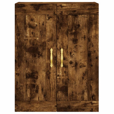 Wandschrank Räuchereiche 69,5x34x90 cm Holzwerkstoff