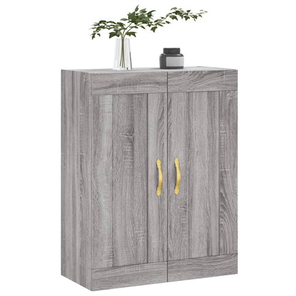 Wandschrank Grau Sonoma 69,5x34x90 cm Holzwerkstoff