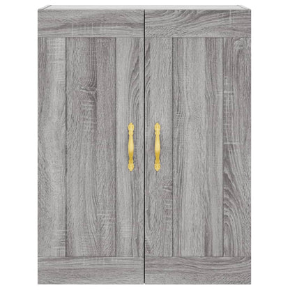 Wandschrank Grau Sonoma 69,5x34x90 cm Holzwerkstoff