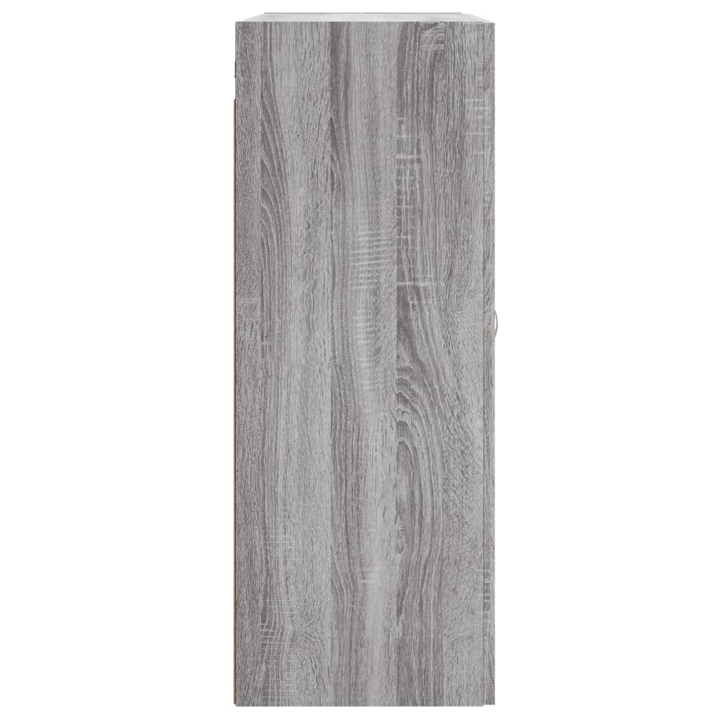 Wandschrank Grau Sonoma 69,5x34x90 cm Holzwerkstoff