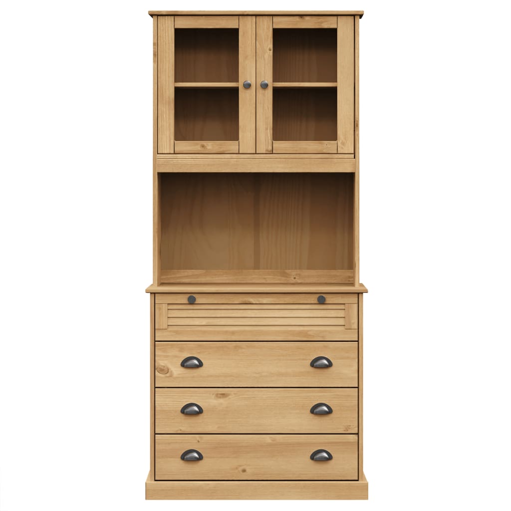 Highboard VIGO 80x40x176 cm Massivholz Kiefer