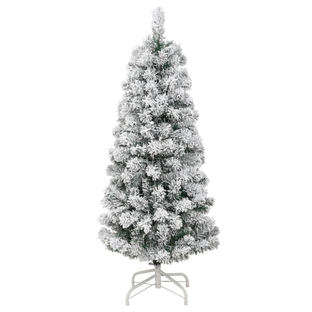 Künstlicher Weihnachtsbaum Klappbar Beschneit 150 cm