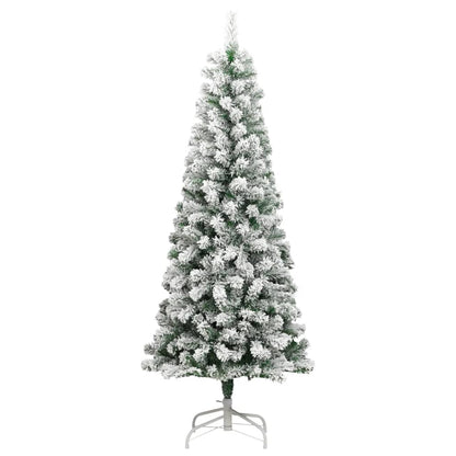 Künstlicher Weihnachtsbaum Klappbar Beschneit 180 cm