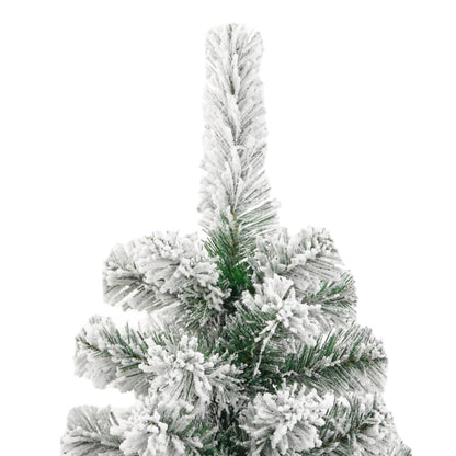 Künstlicher Weihnachtsbaum Klappbar Beschneit 210 cm